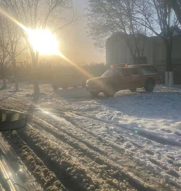 沈阳立冬雪打雷